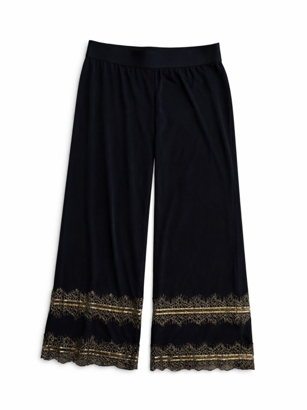 Alfani Black Lounge Pants with Elastic Waist